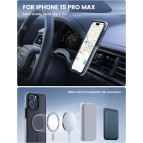(แถมฟิล์ม) เคส FenixShield AIRBAG BUMPER with MagSafe สำหรับ iPhone 15 Pro Max